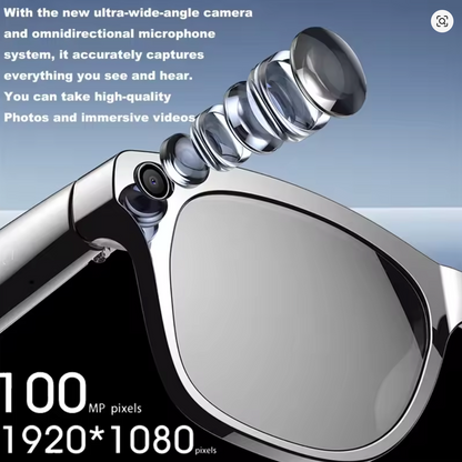 Xiaomi 4K HD AI Smart Glasses Chat GPT 100MP Camera Bluetooth Call 260Mah Battery Voice Assistant Control Smart Glasses 2025