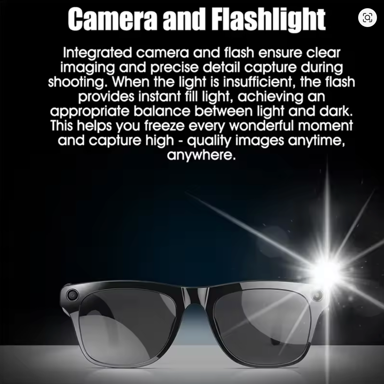 Xiaomi 4K HD AI Smart Glasses Chat GPT 100MP Camera Bluetooth Call 260Mah Battery Voice Assistant Control Smart Glasses 2025