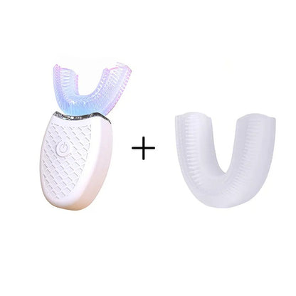 U-Type Toothbrush 360 Degrees Intelligent Silicon Head Sonic Electric Toothbrush Automatic USB Charge Waterproof Toothbrush